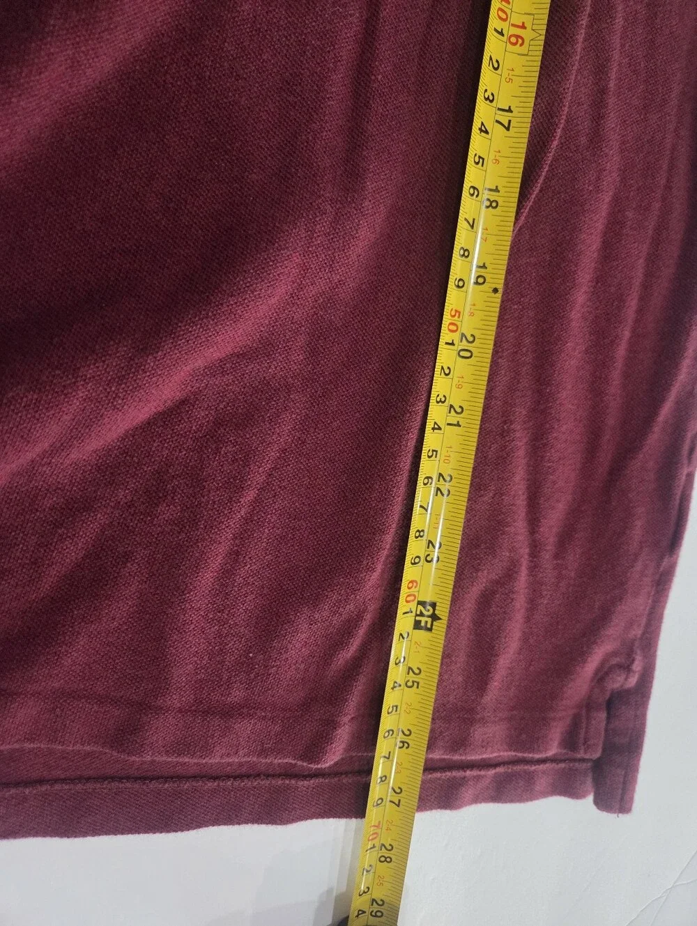 Ralph Lauren Men's Burgundy Polo Shirt with Navy Pony Sz.XL